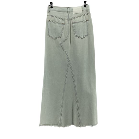 Mm6 Maison Margiela Blue Denim Skirt Size IT 40 / US 4 - Picture 3 of 6